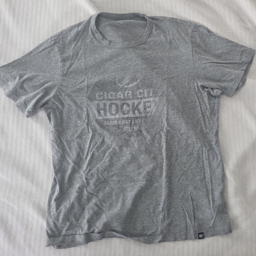47 Brand Men's Heather Gray Short Sleeve Tee